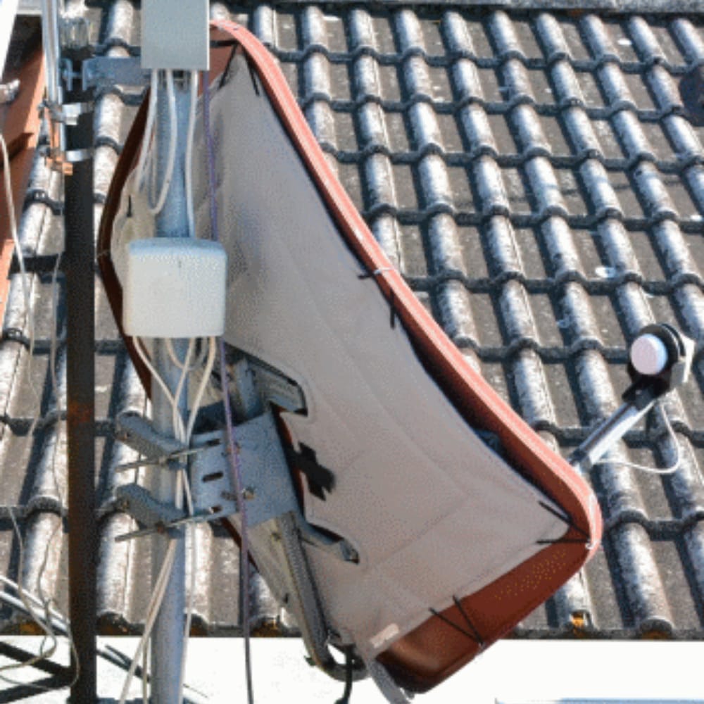 Termocoperte per antenne paraboliche
